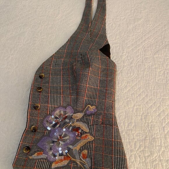 Gently Worn Anne Fontaine Wool Halter Vest - Size  42(French)/ Size 6 US - Picture 1 of 3